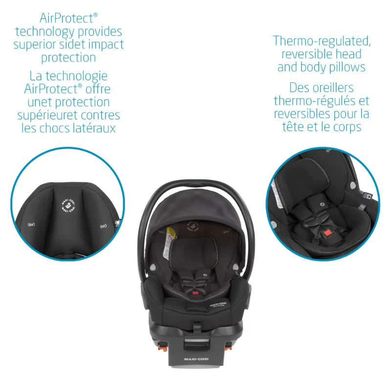 Lila CP Travel System w Mico XP Max - Essential Black - Image 3