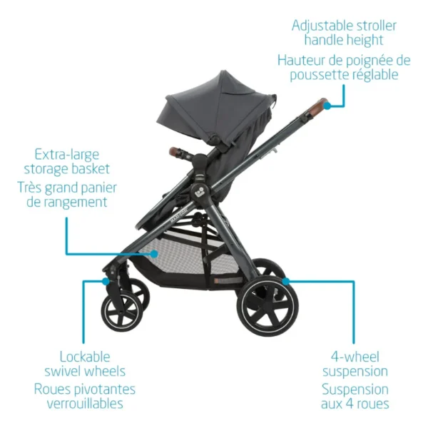 Zelia Max 5-in-1 Modular Travel System - Image 5